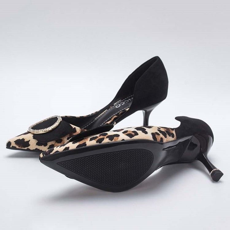 Stilettklack Slip-On Sexiga Pumps För Kvinnor