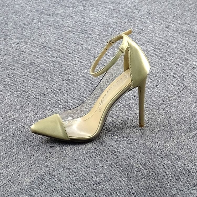 Stilettklackspänne Spänne Western Tunna Skor Pumps