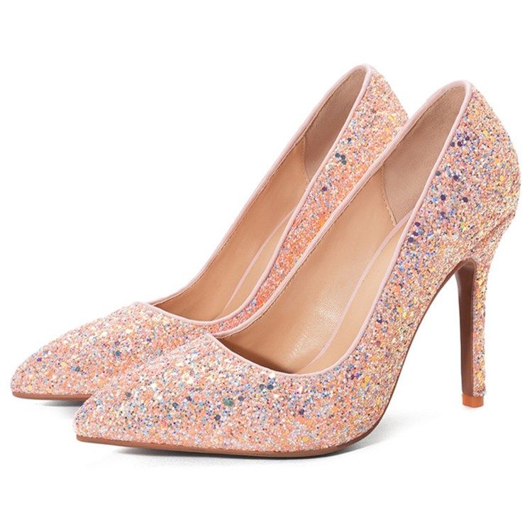 Tråd Stilettklack Spetsad Tå Sweet Pumps