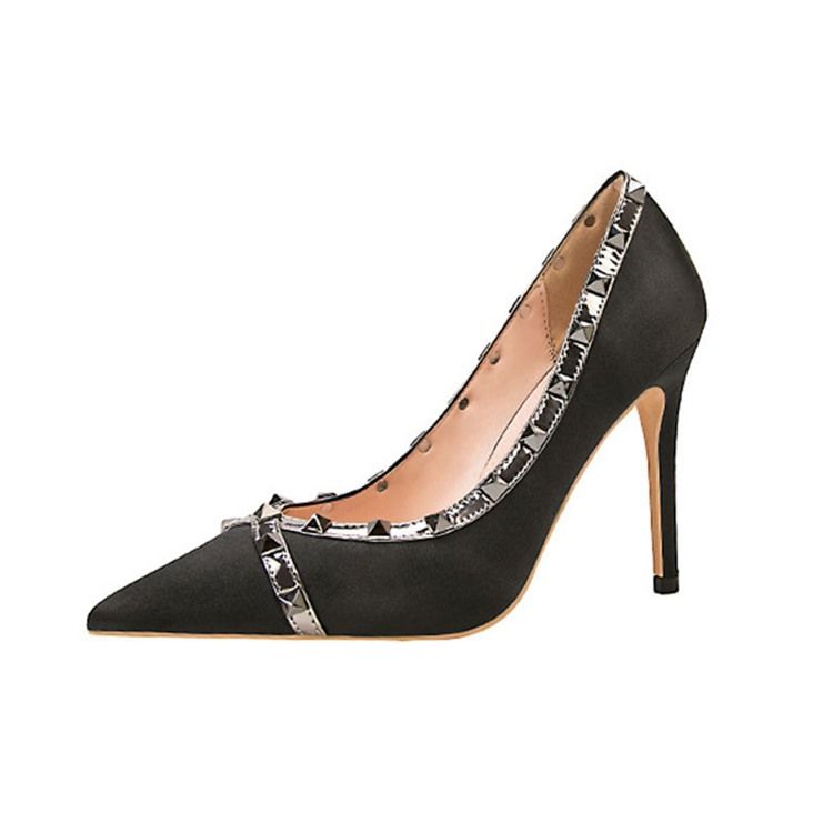 Western Spetsad Tå Slip-On Stiletto Heel Pumps