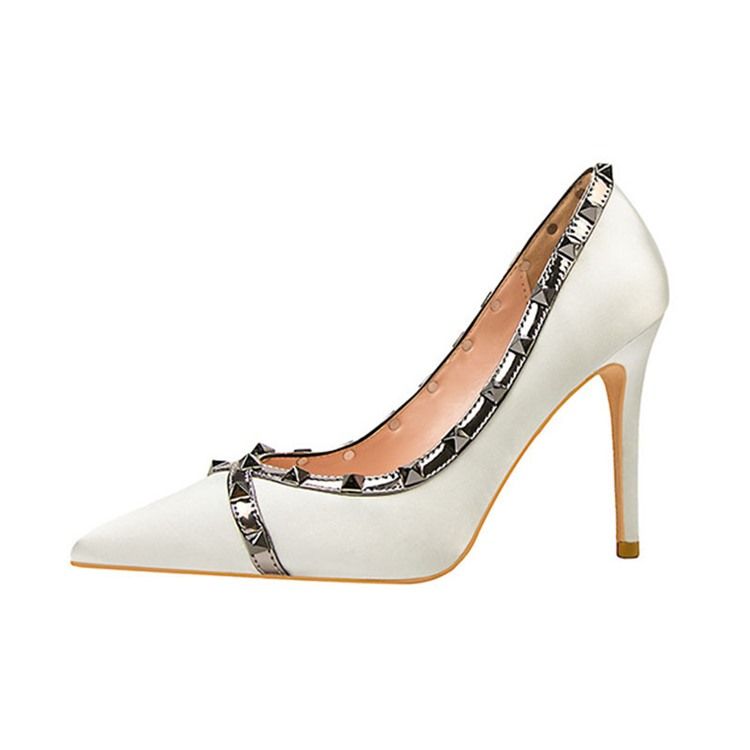 Western Spetsad Tå Slip-On Stiletto Heel Pumps