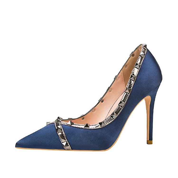 Western Spetsad Tå Slip-On Stiletto Heel Pumps