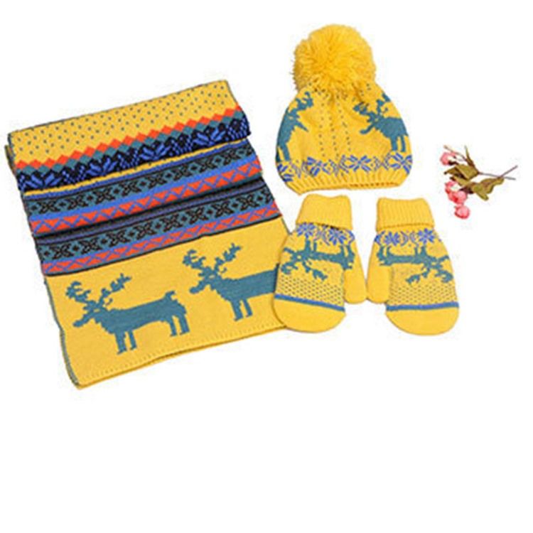 Älg Christmas Imitation Cashmere Scarf