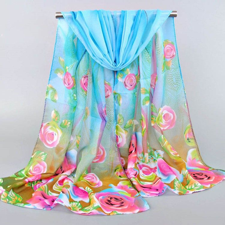 All Match Chiffongtryckt Damscarf