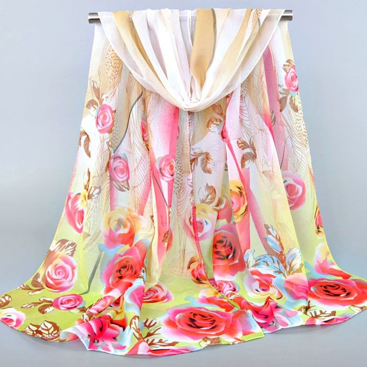 All Match Chiffongtryckt Damscarf