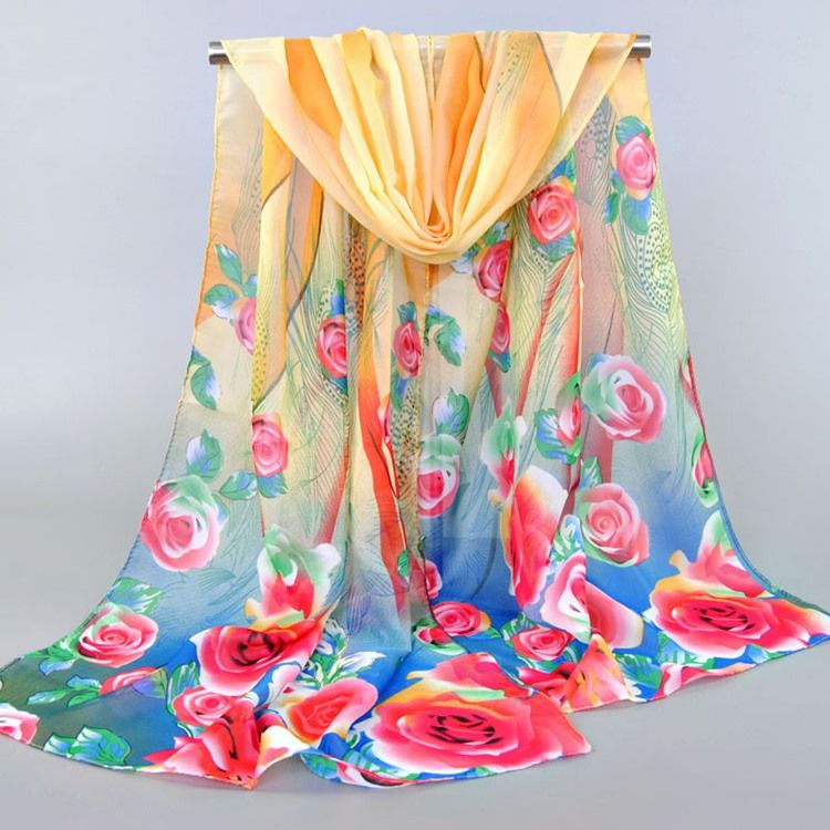 All Match Chiffongtryckt Damscarf