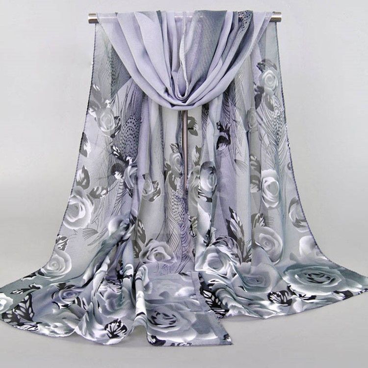 All Match Chiffongtryckt Damscarf