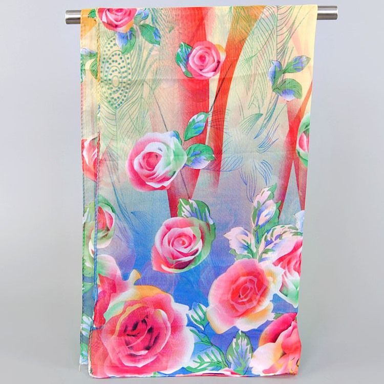 All Match Chiffongtryckt Damscarf