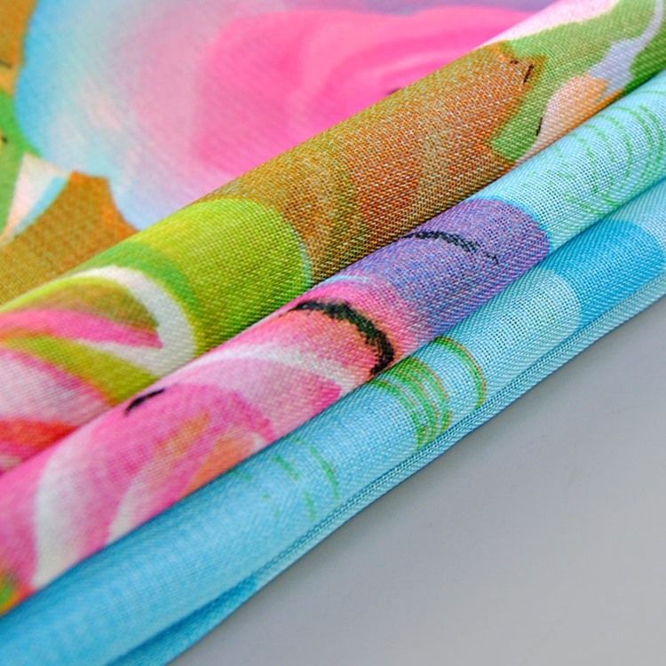 All Match Chiffongtryckt Damscarf