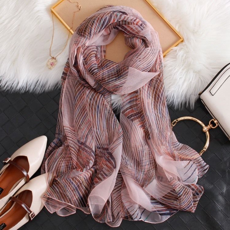Charmeuse Stripe Scarf