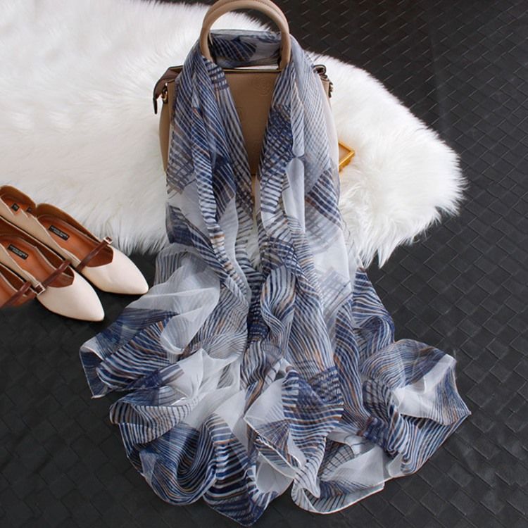Charmeuse Stripe Scarf