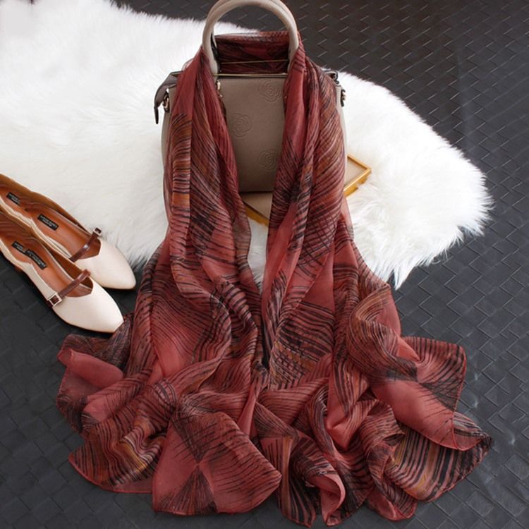 Charmeuse Stripe Scarf