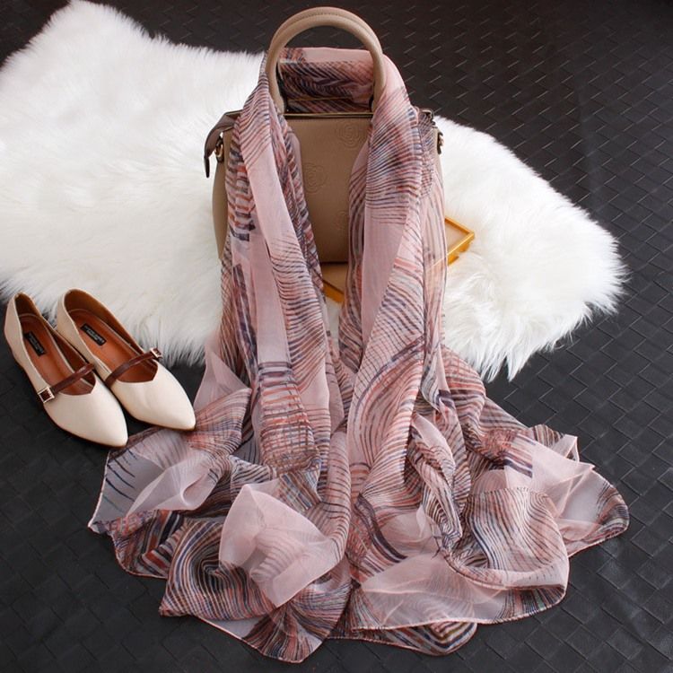 Charmeuse Stripe Scarf