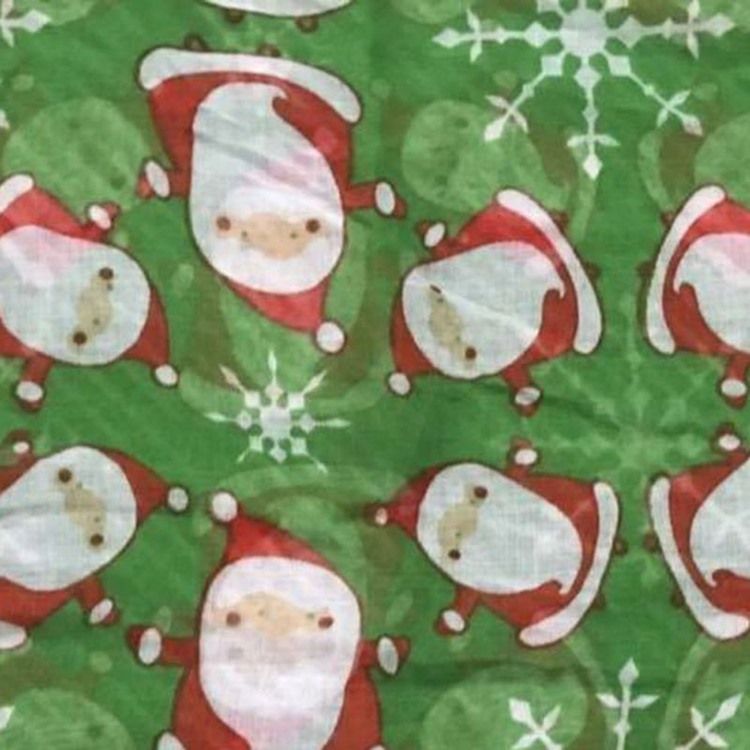 Christmas Santa Claus Print Cartoon Scarves
