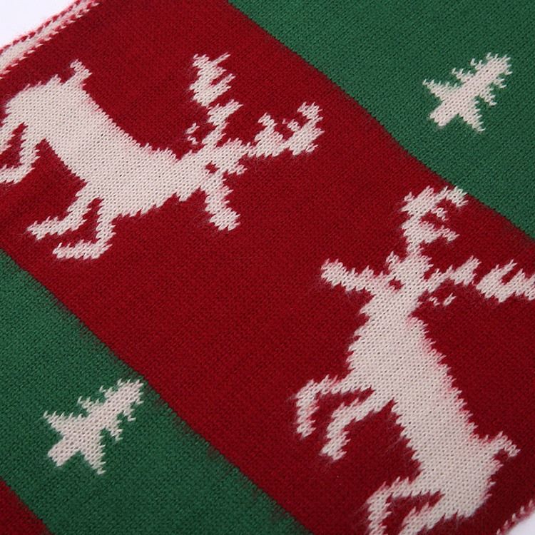 Christmas Woolen Garn Mode Cartoon Scarves