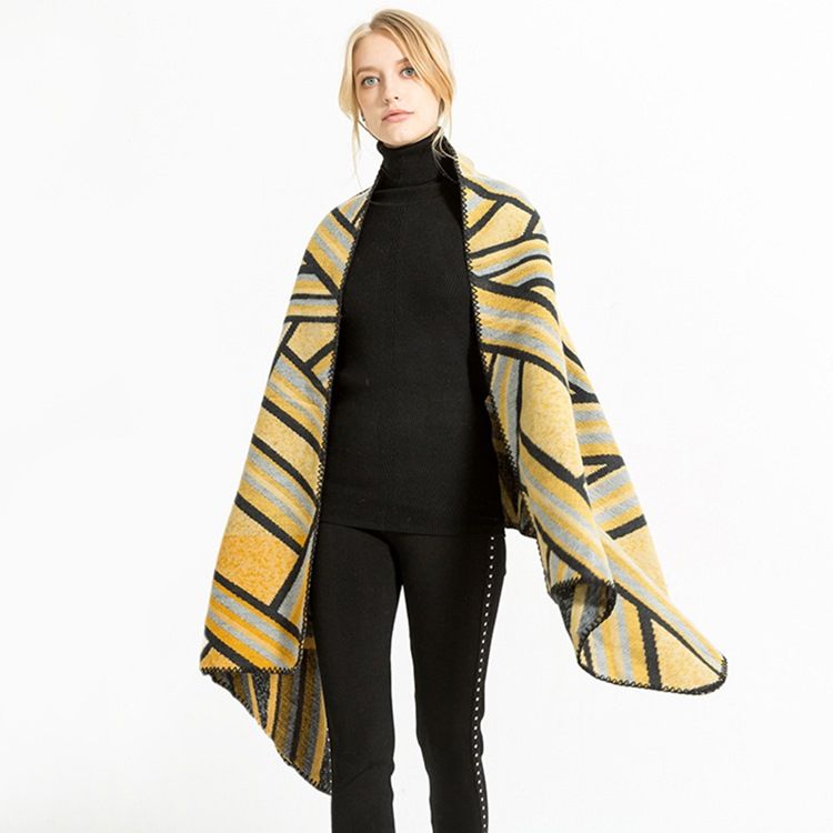 Colour Block Sjal Scarf