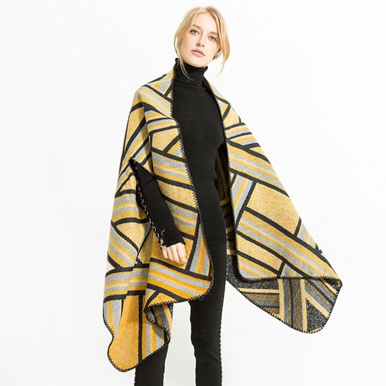 Colour Block Sjal Scarf