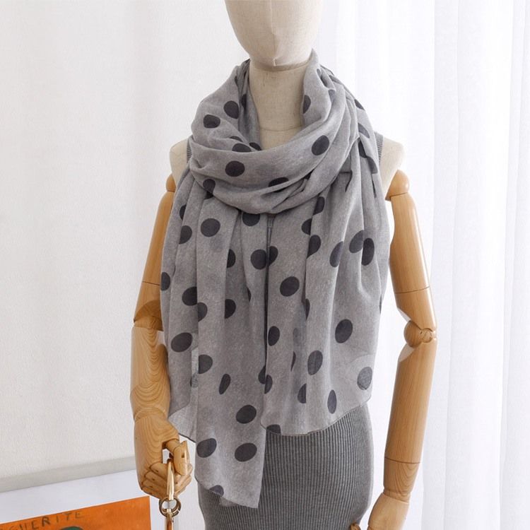Cotton Dot Scarf