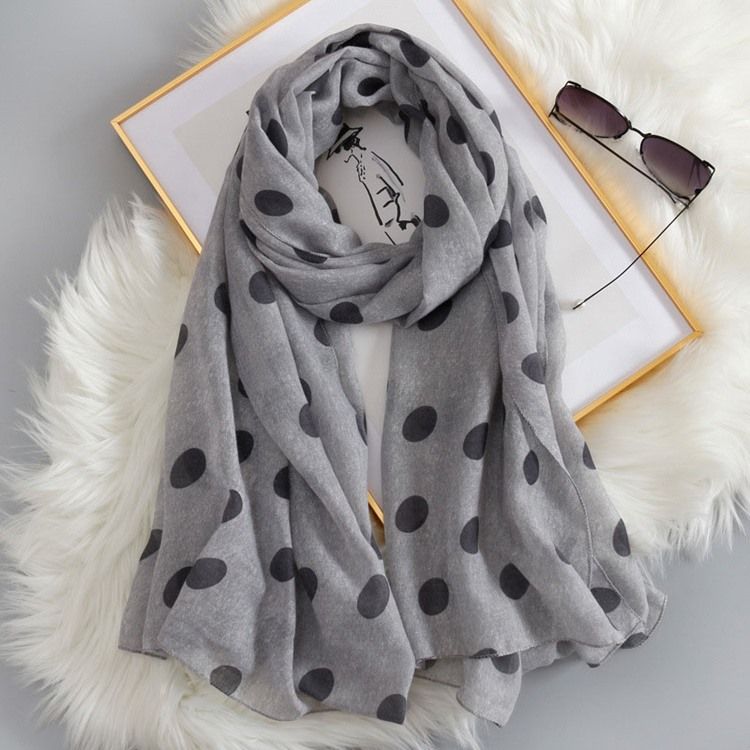 Cotton Dot Scarf