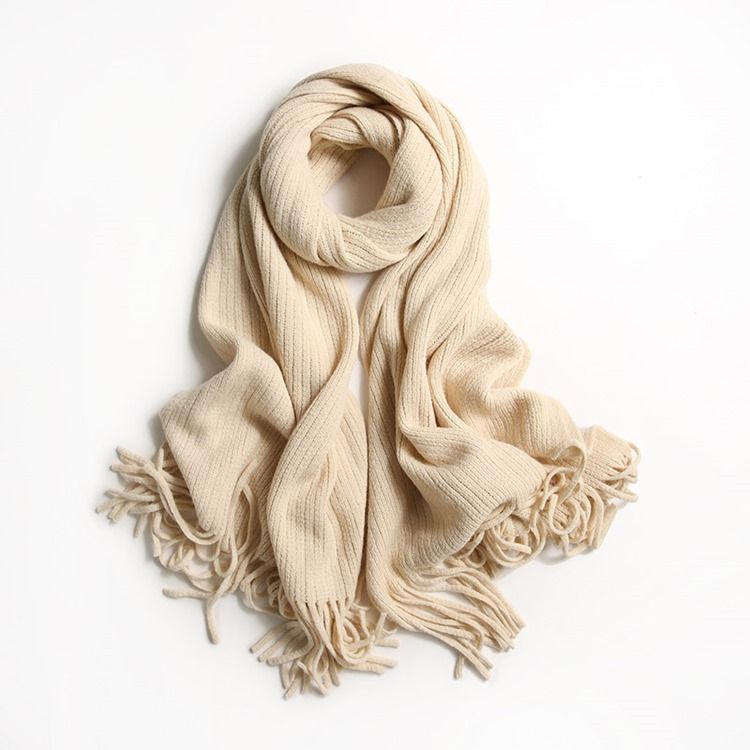 Enfärgad Varm Vinterscarf