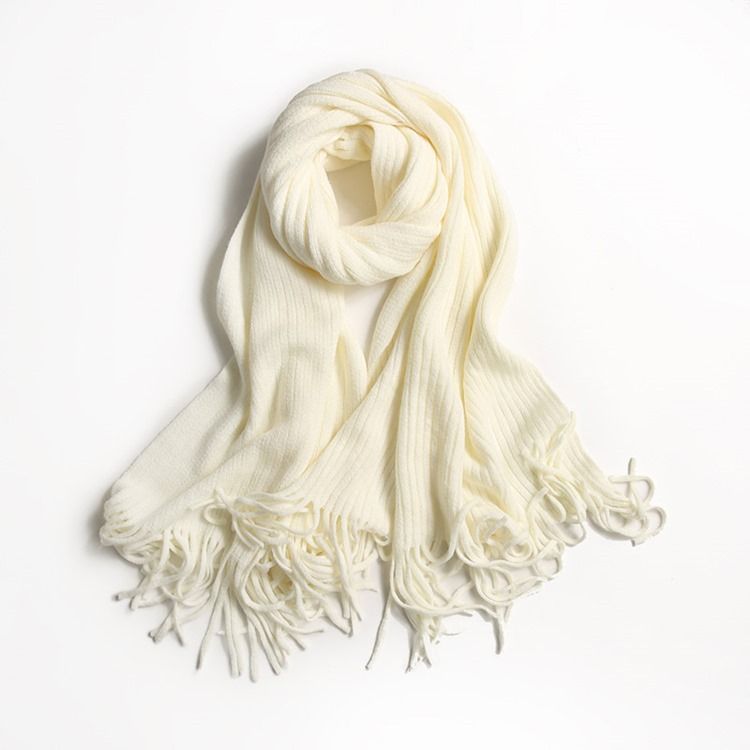 Enfärgad Varm Vinterscarf