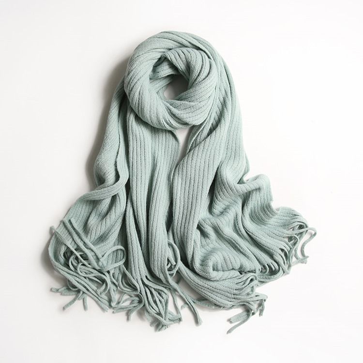 Enfärgad Varm Vinterscarf