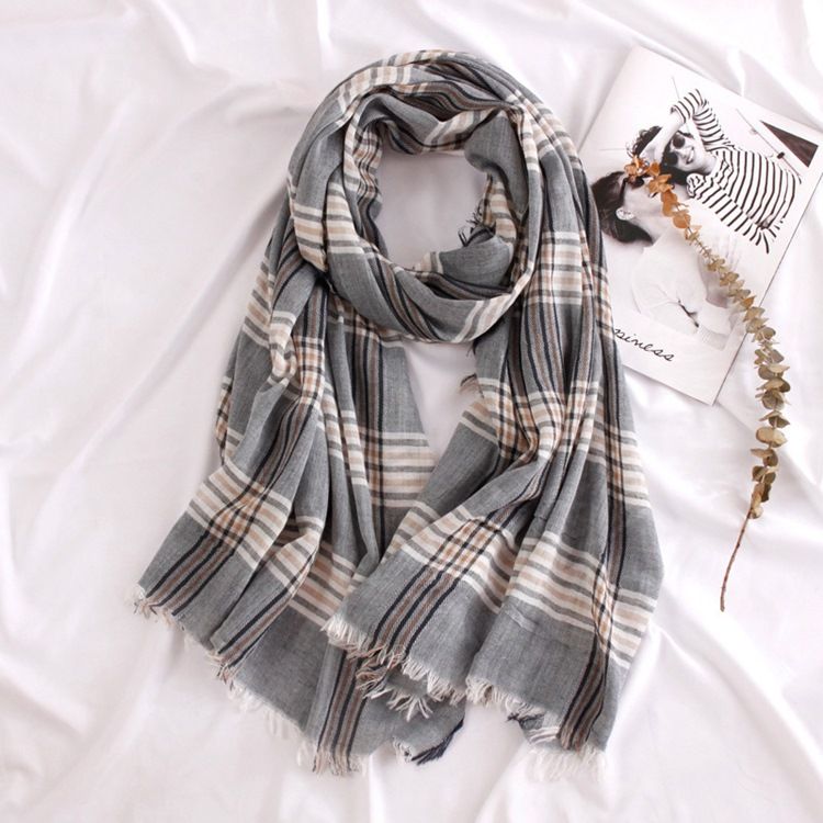 Ericdrss Grid Scarf För Dam