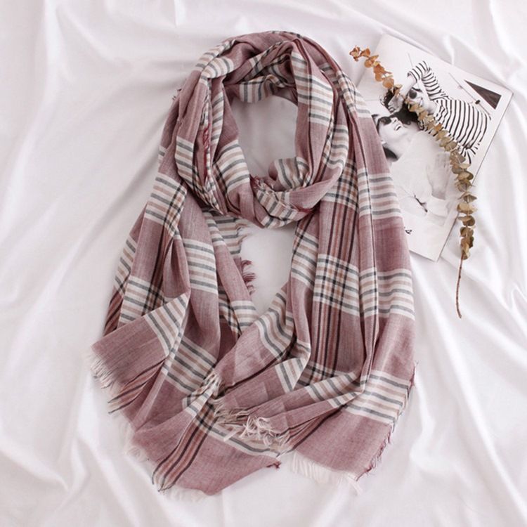 Ericdrss Grid Scarf För Dam