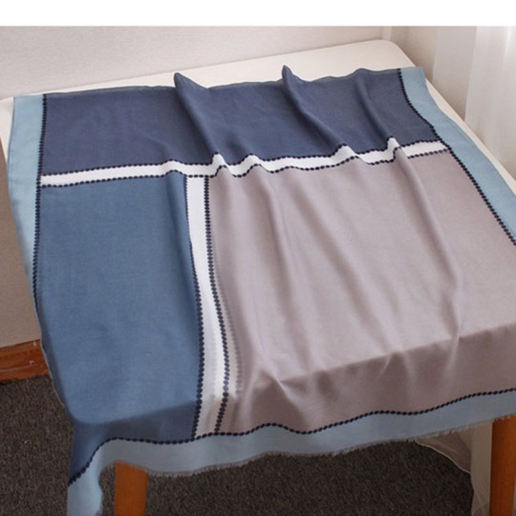 Färgblockscarf För Kvinnor