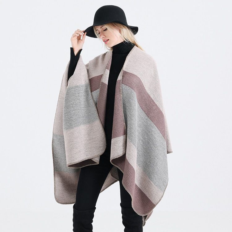Höstfärg Block Sjal Scarf