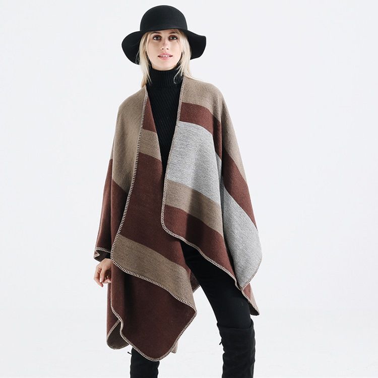 Höstfärg Block Sjal Scarf