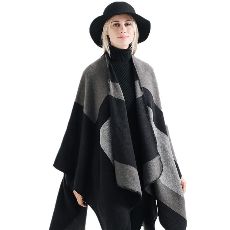 Höstfärg Block Sjal Scarf