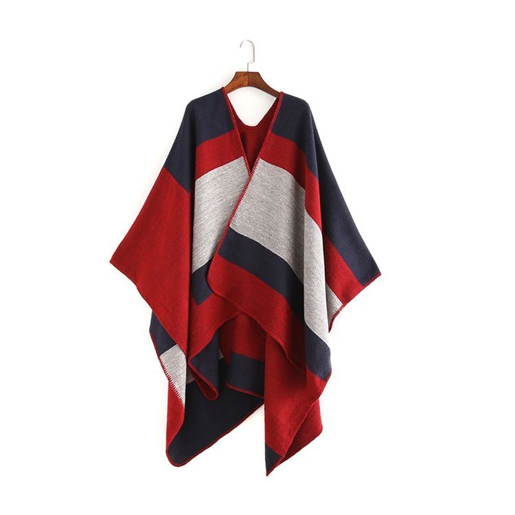 Höstfärg Block Sjal Scarf