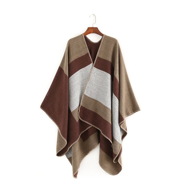 Höstfärg Block Sjal Scarf