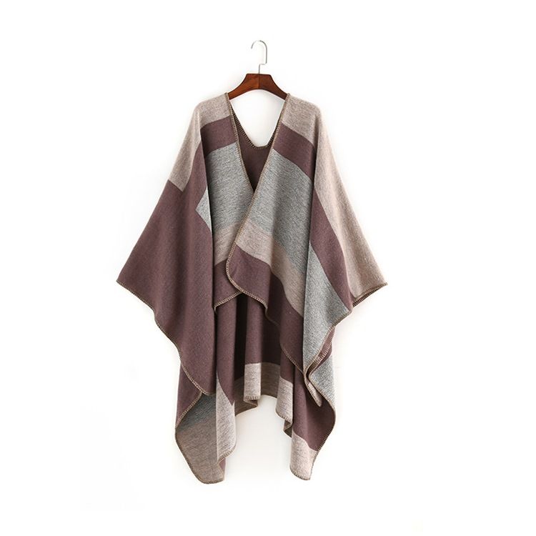 Höstfärg Block Sjal Scarf