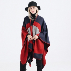 Höstfärg Block Sjal Scarf