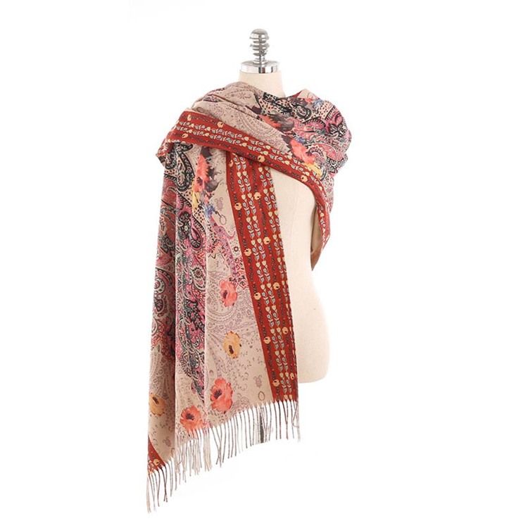 Imitation Cashmere Sjal Halsdukar