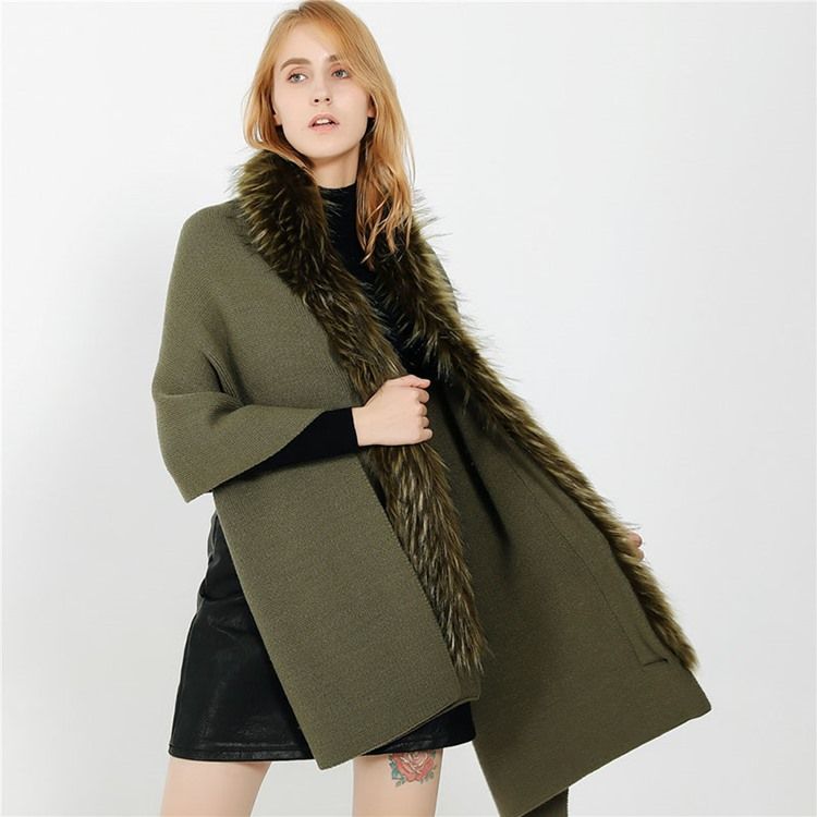 Ladylike Akryl Enfärgade Halsdukar