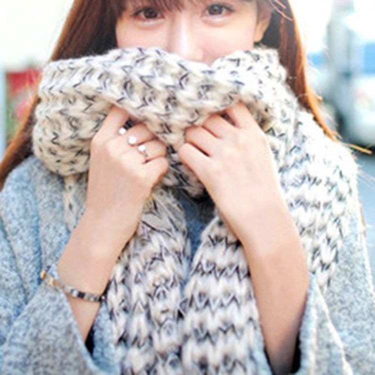 Ladylike Patchwork Color Block Scarves