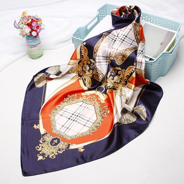 Ladylike Print Colour Block Sweet Damscarves