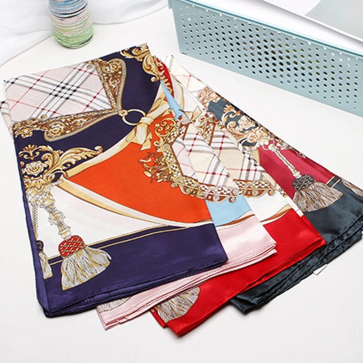 Ladylike Print Colour Block Sweet Damscarves