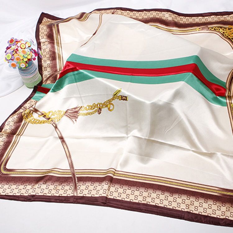 Ladylike Print Colour Block Sweet Damscarves