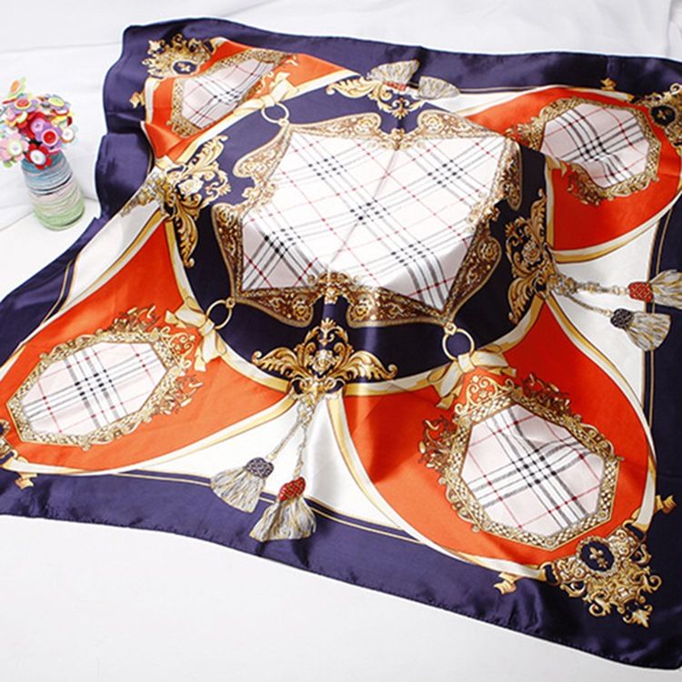 Ladylike Print Colour Block Sweet Damscarves