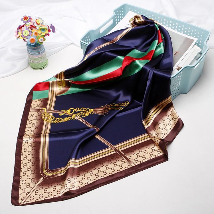 Ladylike Print Colour Block Sweet Damscarves