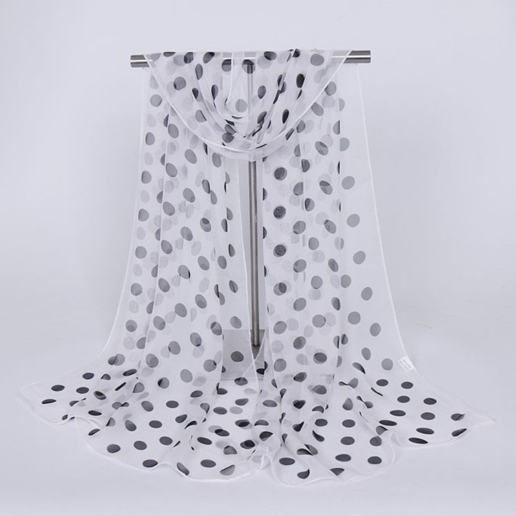 Ladylike Print Polka Dots Scarf
