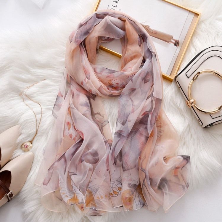 Ladylike Scarf Blommig Scarf