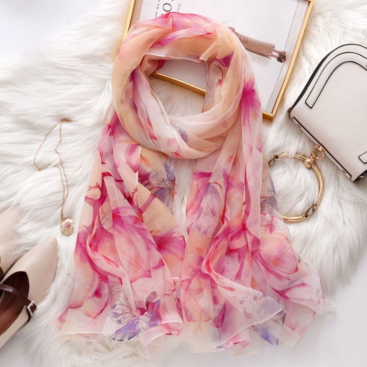 Ladylike Scarf Blommig Scarf