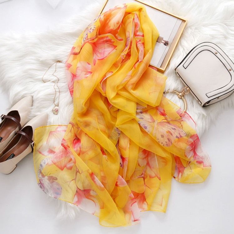Ladylike Scarf Blommig Scarf