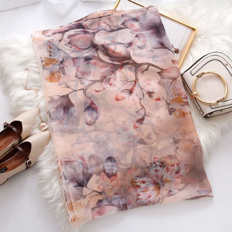 Ladylike Scarf Blommig Scarf