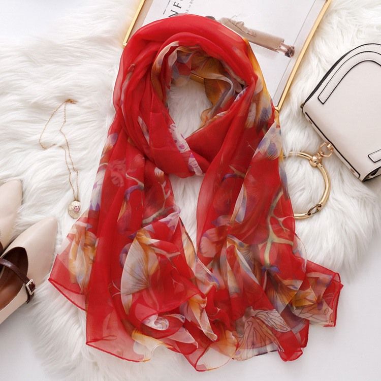 Ladylike Scarf Blommig Scarf